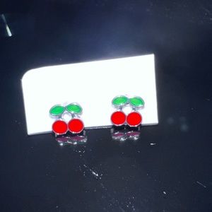 Cherry earrings, women’s jewelry, summer time earrings
